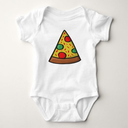 Cartoon Pizza Romper (Voorkant)