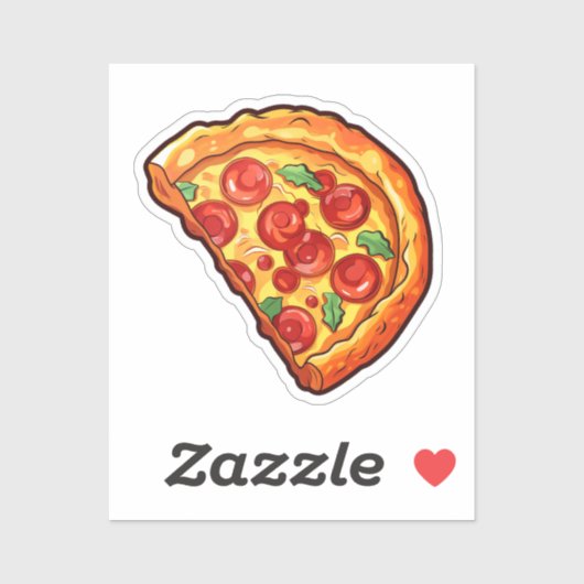 Cartoon pizza sticker (Vel)