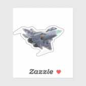 Cartoon Plane sticker (Vel)