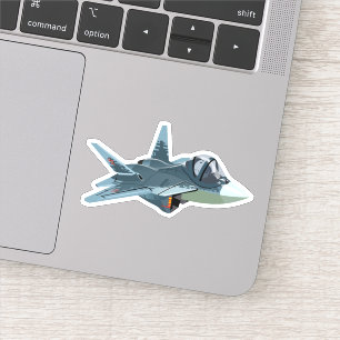 Cartoon Plane sticker