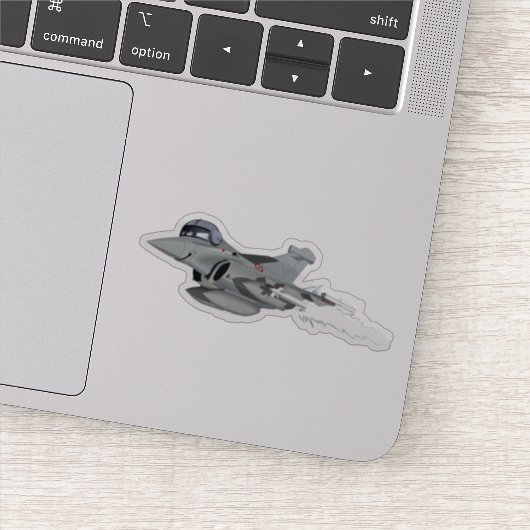 Cartoon Plane sticker (Detail)