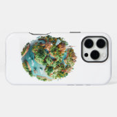 Cartoon Planeet iPhone Hoesje (Achterkant horizontaal)