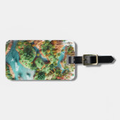 Cartoon Planet Bagagelabel (Voorkant horizontaal)