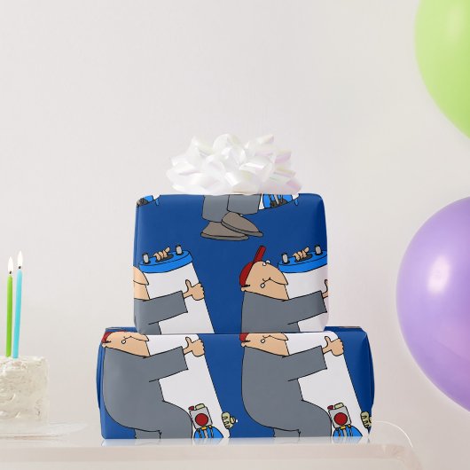 Cartoon Plumber Cadeaupapier