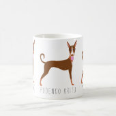  Cartoon Podenco Orito Dog Koffiemok (Center)
