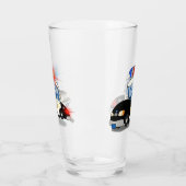 Cartoon politieauto's glas (Links)
