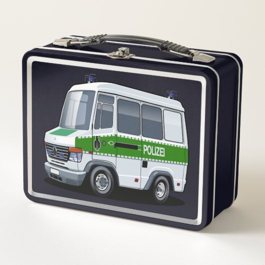 Cartoon politiebusje (Voorkant)