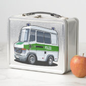 Cartoon politiebusje (In situ)