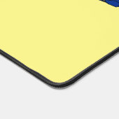 Cartoon politieluchtschroefvliegtuigen bureaumat (Hoek)