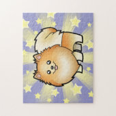 Cartoon Pommeren Legpuzzel (Verticaal)