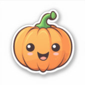 Cartoon pompoen illustratie sticker (Voorkant)