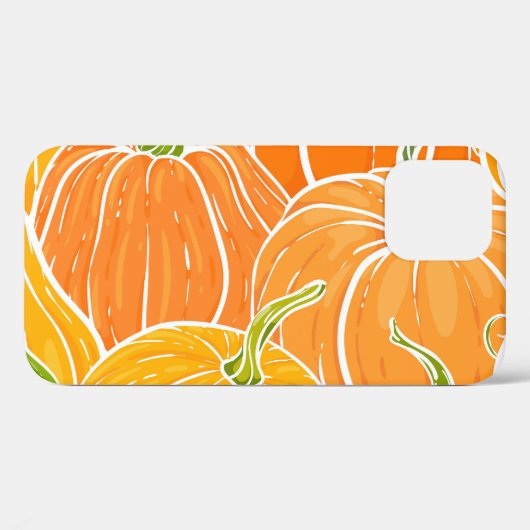 Cartoon pompoen, schattig herfstpatroon. Case-Mate iPhone case (Achterkant (horizontaal))