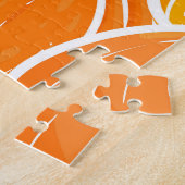 Cartoon pompoen, schattig herfstpatroon. legpuzzel (Zijkant)
