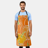 Cartoon pompoen, schattig herfstpatroon. schort (Gedragen)