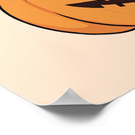 Cartoon pompoenen poster (Hoek)