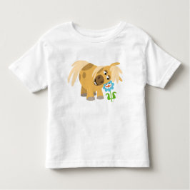Cartoon Pony en Bloed kind T-shirt