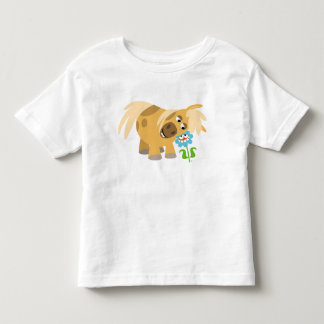 Cartoon Pony en Bloed kind T-shirt