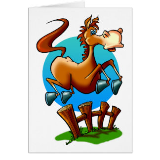 Cartoon Pony Jumping