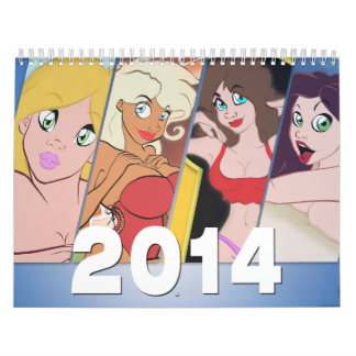 Cartoon pop-upkalender 2014 kalender
