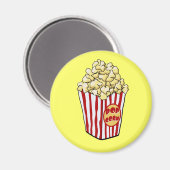Cartoon Popcorn Bag Magnet (Voorkant / Achterkant)
