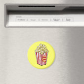 Cartoon Popcorn Bag Magnet (Insitu (Vaatwasser))