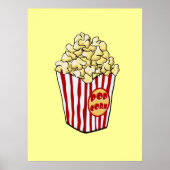 Cartoon Popcorn Bag Print (Voorkant)