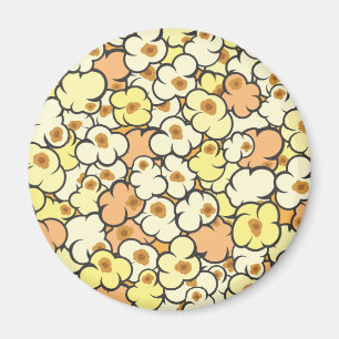 Cartoon Popcorn Magneet
