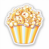 Cartoon popcorn sticker (Voorkant)