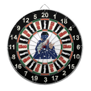 Cartoon Portret van Donald Trump politiek Dartbord