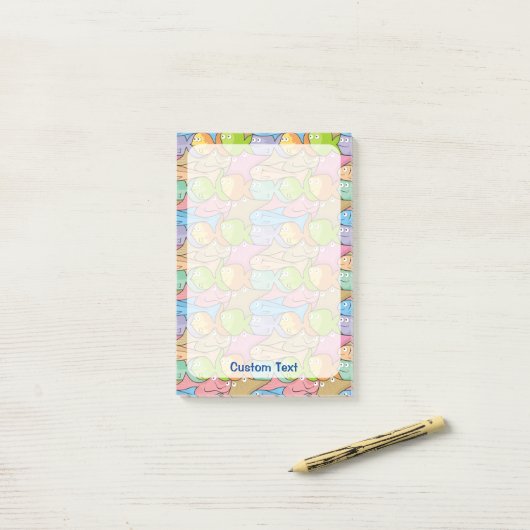 Cartoon Post-it® Notes (Op bureau)