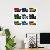 Cartoon Poster (Thuiskantoor)