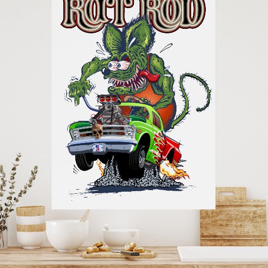 Cartoon Poster (Keuken)