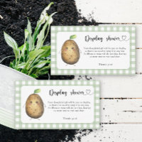 Cartoon potato - display douchekaart