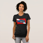 Cartoon Princess Parrotfish Dive Vlag T-shirt (Voorkant volledig)