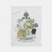 Cartoon Proud Slytherin Crest Fleece Deken (Voorkant)