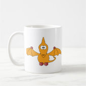 Cartoon Pterodactyl (geel) Koffiemok (Links)