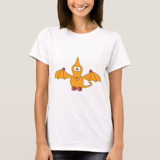 Cartoon Pterodactyl (geel) T-shirt
