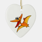 Cartoon Pterodactyl Keramisch Ornament (Rechts)