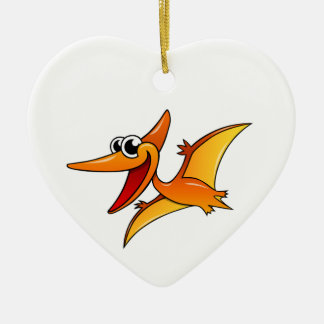 Cartoon Pterodactyl Keramisch Ornament