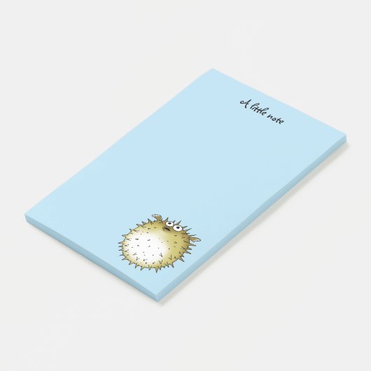 cartoon puffelvis post-it® notes (Schuin)