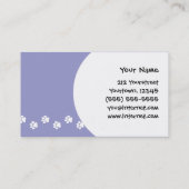 Cartoon Pug Visitekaartje (Achterkant)