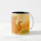 Cartoon Pumpkin Pals Mug Tweekleurige Koffiemok (Voorkant rechts)