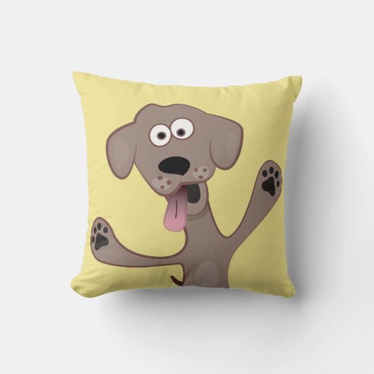 Cartoon Puppy - Critter Kussen (Voorkant)