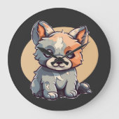 CARTOON PUPPY GROTE KLOK (Voorkant)