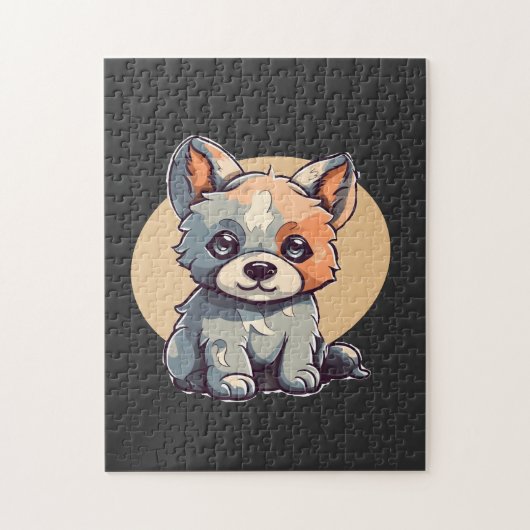 CARTOON PUPPY LEGPUZZEL (Verticaal)