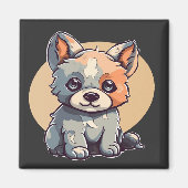 CARTOON PUPPY MAGNEET (Voorkant)