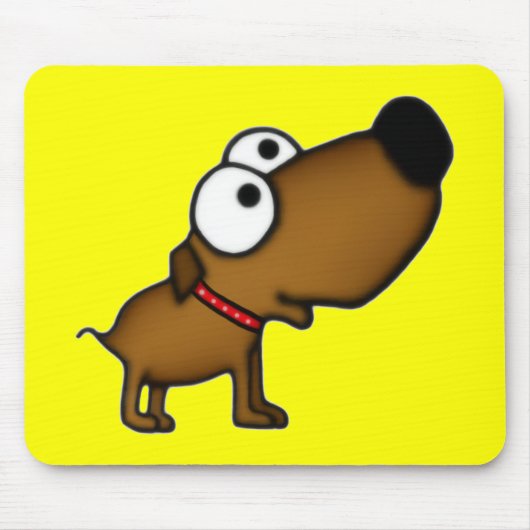 Cartoon Puppy Muismat (Voorkant)