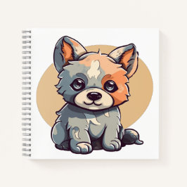 CARTOON PUPPY NOTITIEBOEK