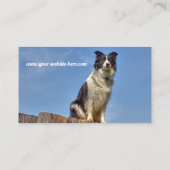 Cartoon Puppy Pet Sitter Dog Walker Visitekaartje (Achterkant)