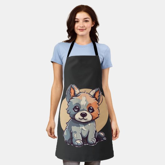 CARTOON PUPPY SCHORT (Gedragen)